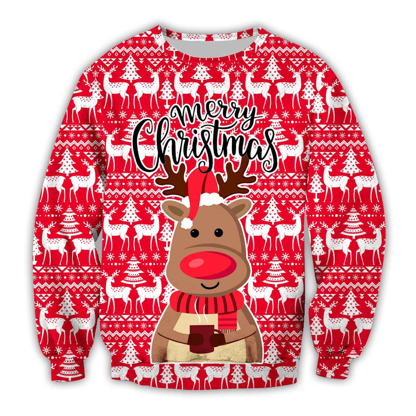 3D Digital Printing Christmas Hoodie