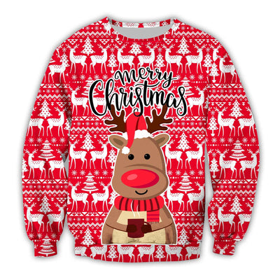 3D Digital Printing Christmas Hoodie