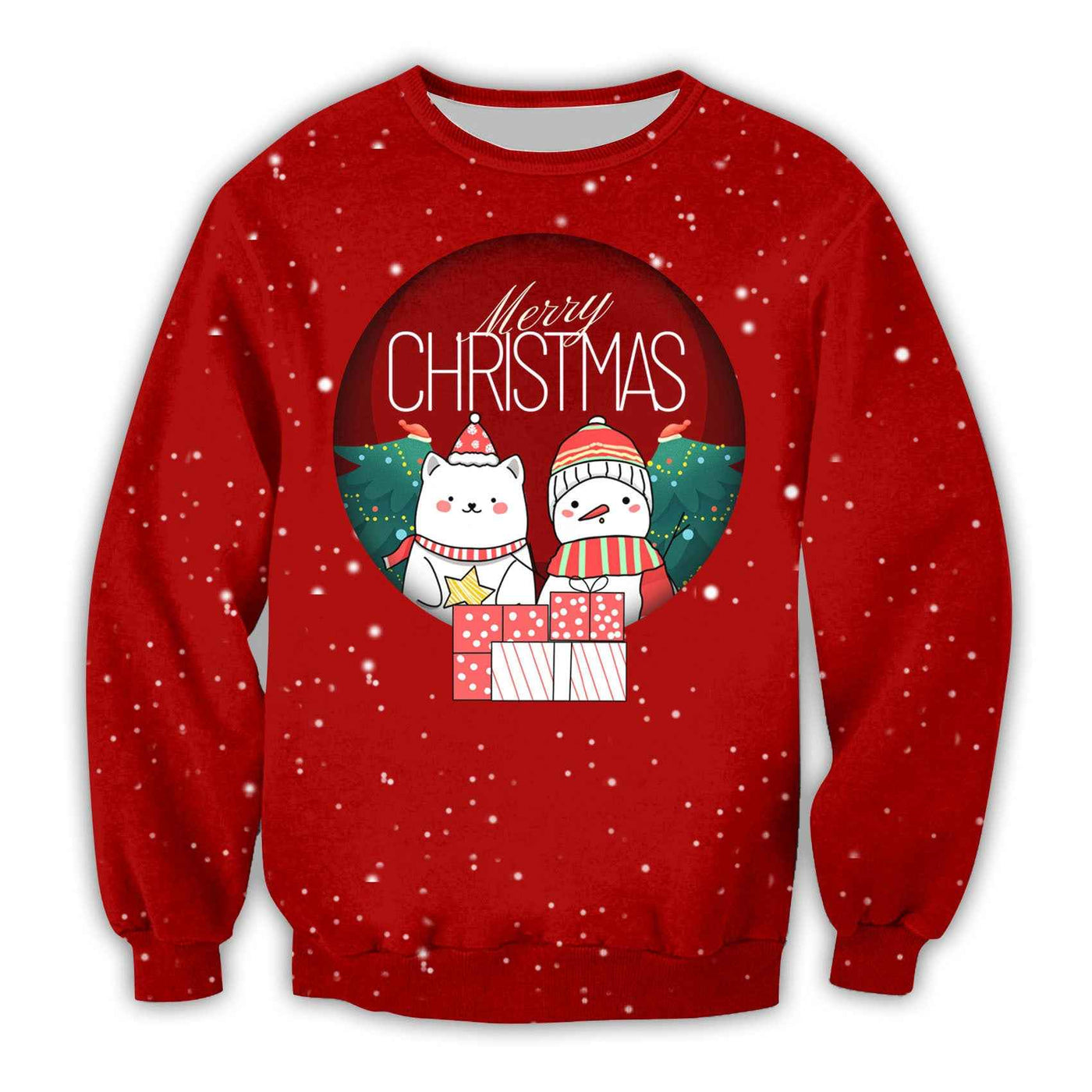 3D Digital Printing Christmas Hoodie