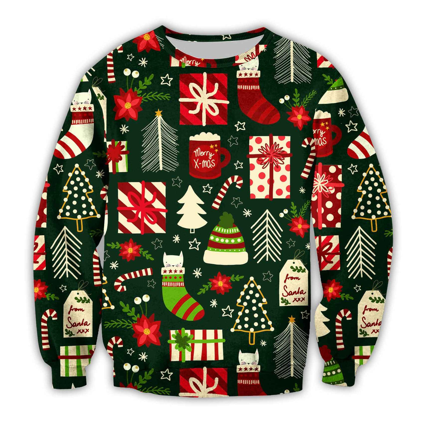 3D Digital Printing Christmas Hoodie