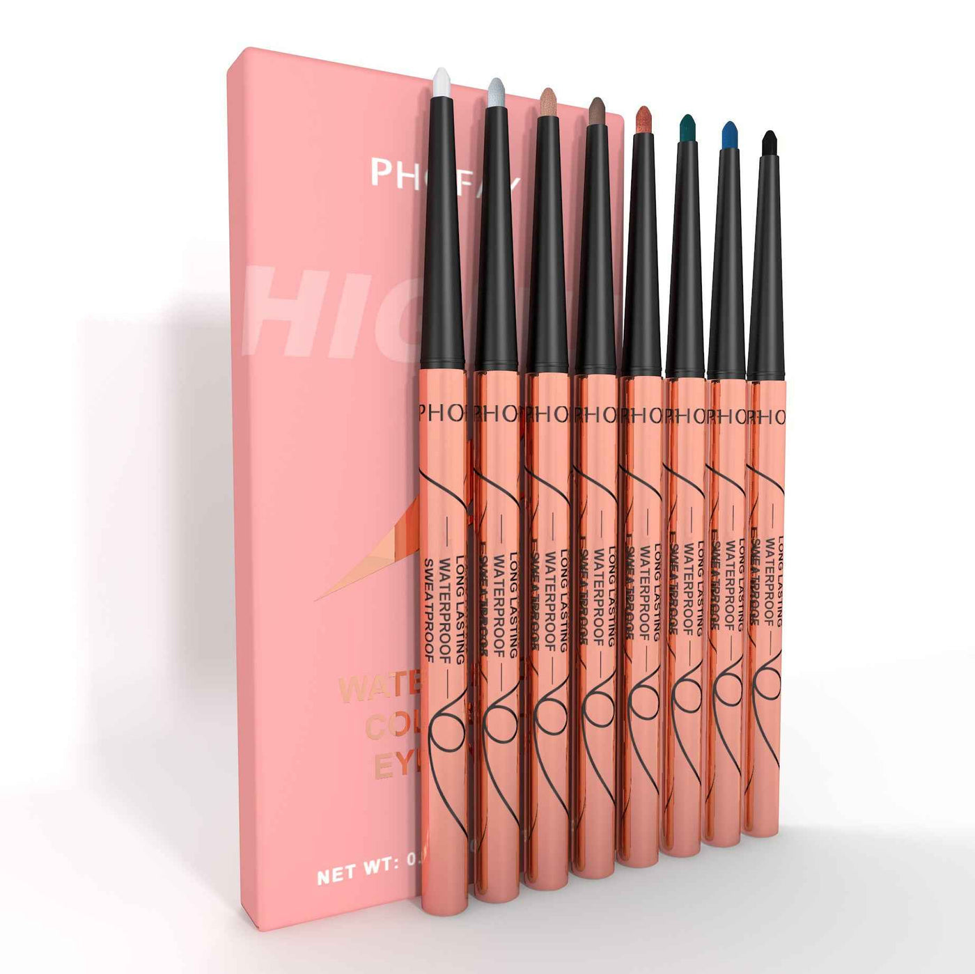 PHOFAY Waterproof Colorful Eyeliner Set