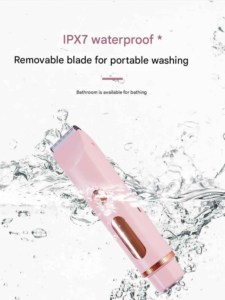 Women's Hair Trimmer, Baby Hair Clipper, Women's Pubic Hair Trimmer, Hair Removal Device, Dry And Wet Use