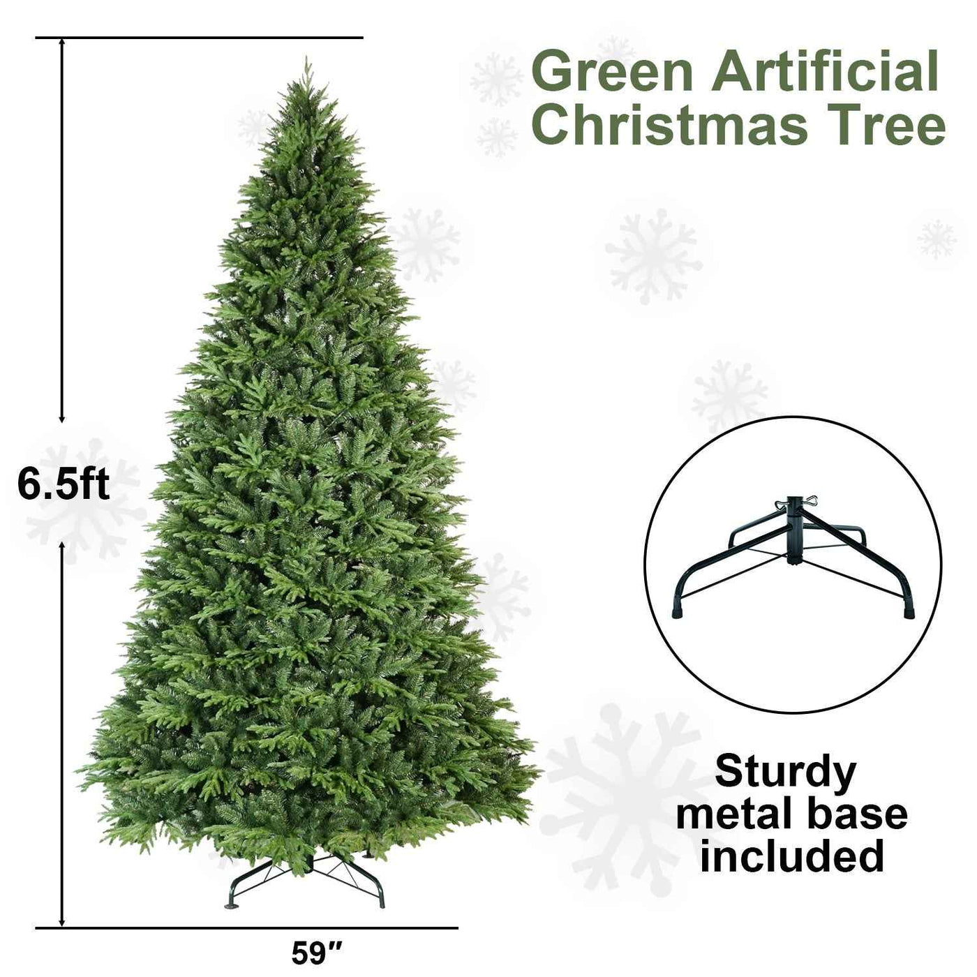 PVC Christmas Tree, Christmas Decorations, Green