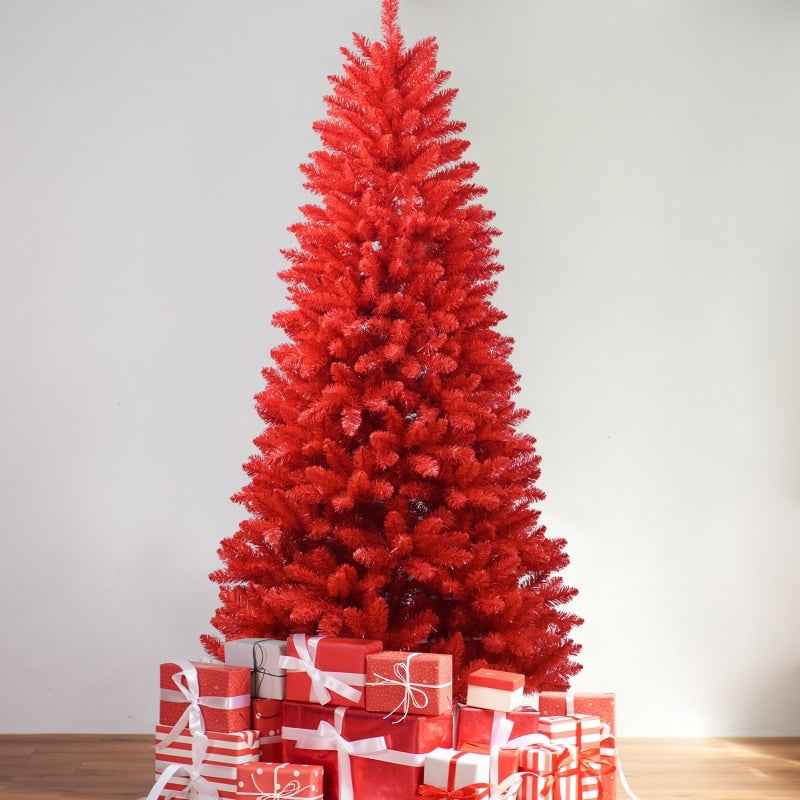 PVC Christmas Tree, Christmas Decorations, Red
