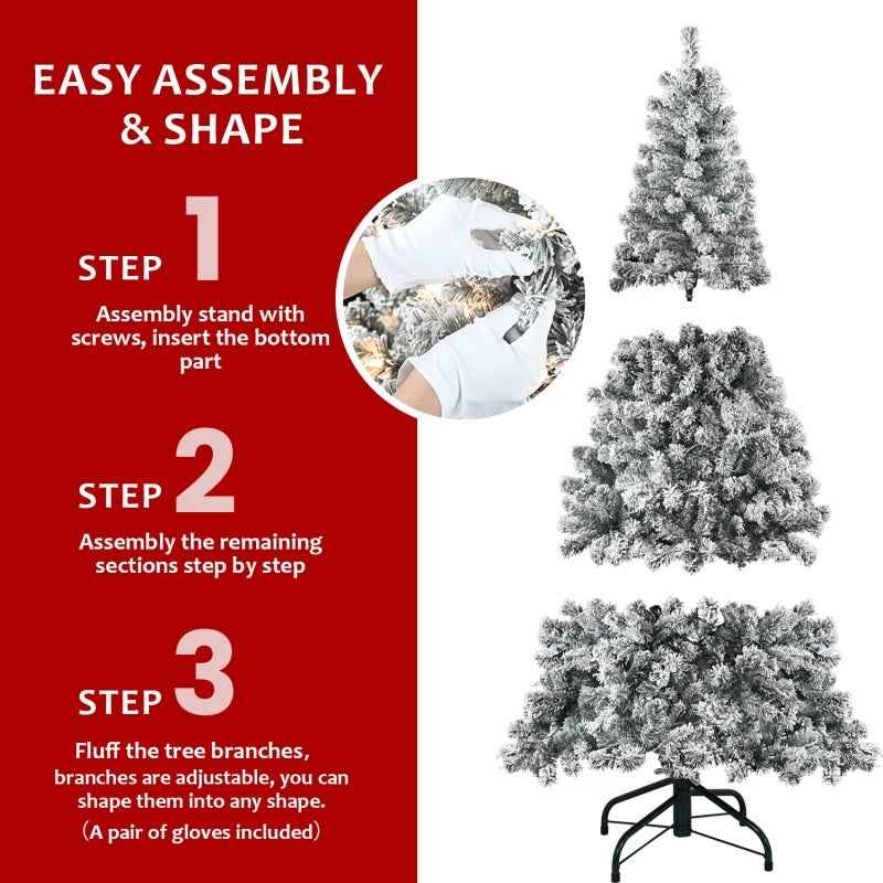 PVC, Christmas Tree, Christmas Decorations,  With Lights