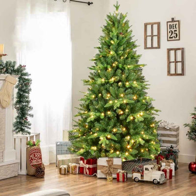 Christmas Tree 5,6,7,8,9ft PE PVC Hybrid Tree,hybrid Auto Tree Steel Wire,wire