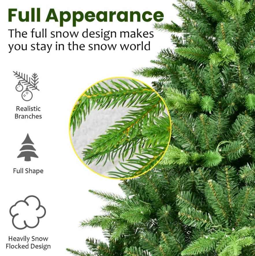 Christmas Tree 5,6,7,8,9ft PE PVC Hybrid Tree,hybrid Auto Tree Steel Wire,wire