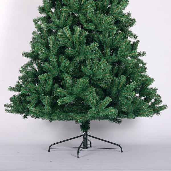 6-foot Artificial Christmas Tree, PVC Fir Tree, Foldable Metal Bracket