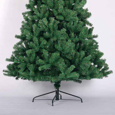 6-foot Artificial Christmas Tree, PVC Fir Tree, Foldable Metal Bracket