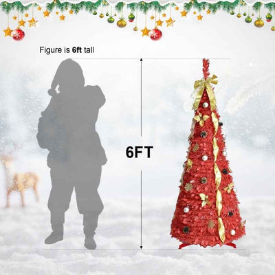 6ft Christmas Tree, Holiday Decorations