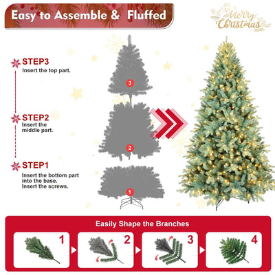 PE, PVC Christmas Tree, Christmas Decorations, With Lights