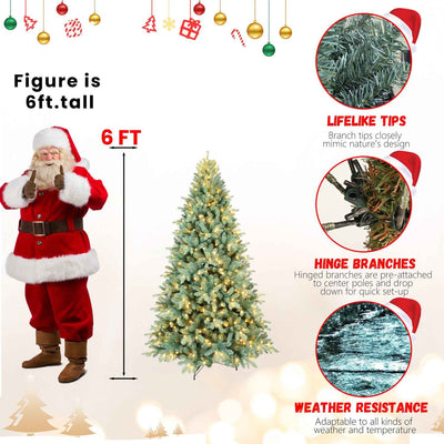 PE, PVC Christmas Tree, Christmas Decorations, With Lights