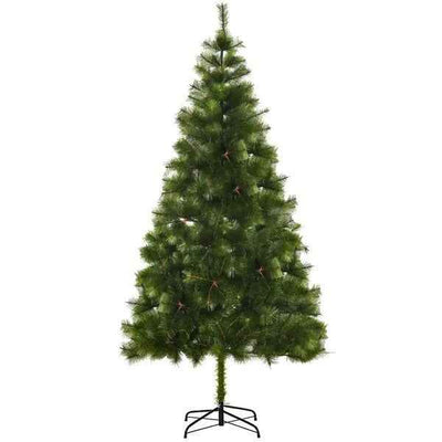 7 FT Christmas Tree Artificial Pine Tree Christmas Decoration 505 Branches Green