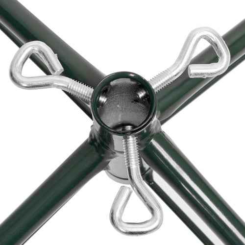 3 Pcs Flocked Artificial Christmas Tree Set With Lights, 4ft 5ft 6ft Christmas Snow Tree Set, Christmas Decor