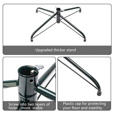 Green Spray White PVC Material Christmas Tree