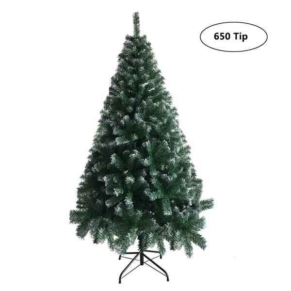 Green Spray White PVC Material Christmas Tree
