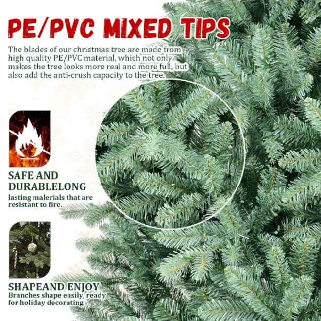 Artificial 5ft Blue Green Tint Christmas Tree