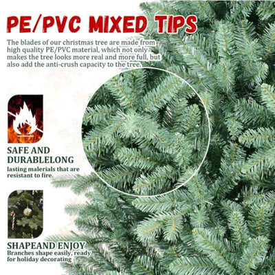 Artificial 5ft Blue Green Tint Christmas Tree