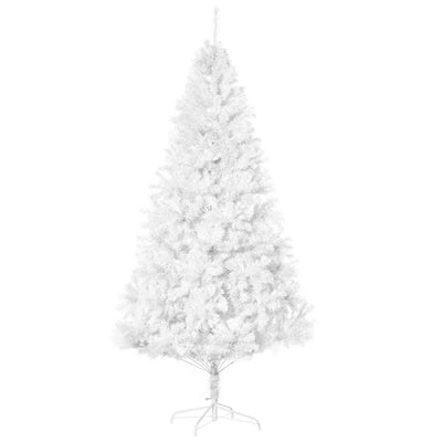 7ft White Christmas Tree Artificial Christmas Tree With 1230 Branch Tips And Metal Stand