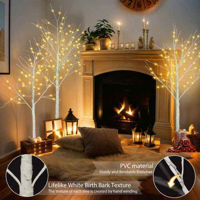 Artificial Tree, Christmas Tree With Warm White Light